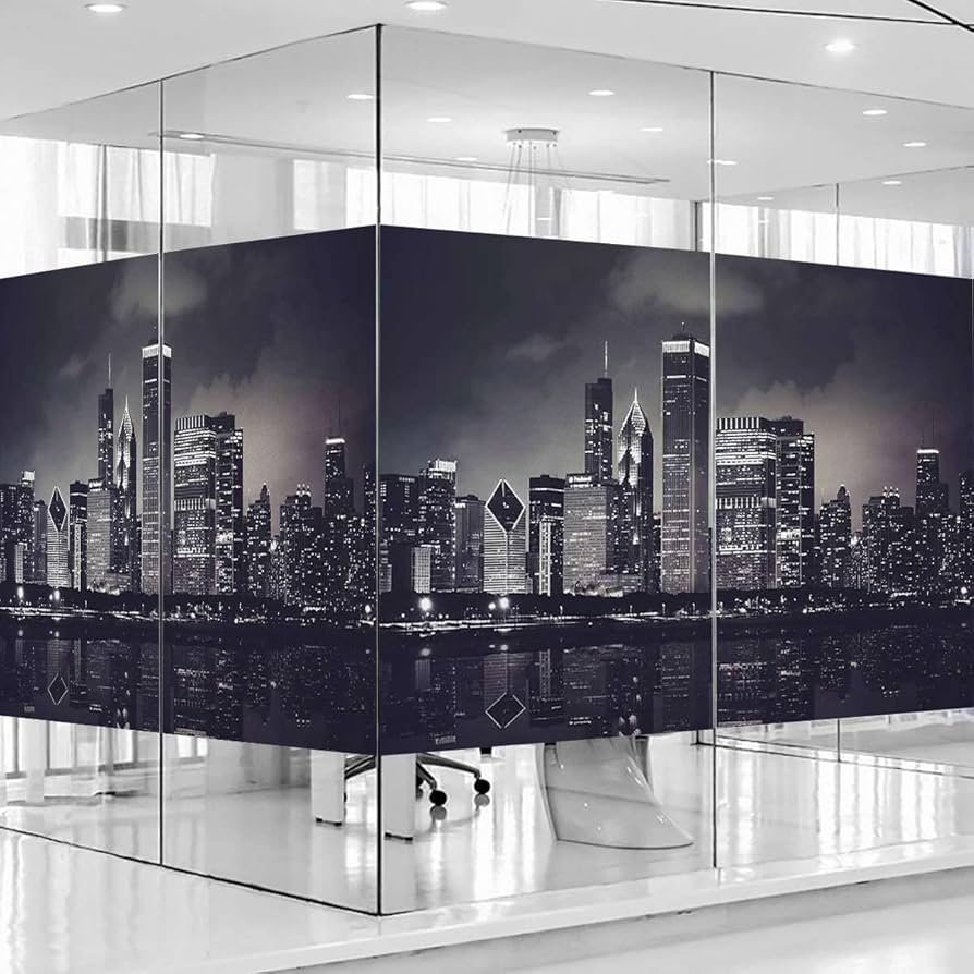 Amazon.com: Grey Charcoal Window Film Privacy Window, Art